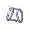 Postroj pre psa Red Dingo STYLE HOT PINK ON COOL GREY 36-54 cm 30-48 cm