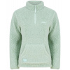 Mikina Navitas Womens Sherpa Pullover Light Green - XXL