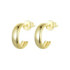 GRACE Silver Jewellery Stříbrné náušnice Eleonore Gold - stříbro 925/1000 E-SCE1669-B/253 Zlatá