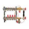 HERZ HerzFLAT VS-TS - bytový riadiaci a merací rozvádzač #UFH8635030: HerzFLAT VS-TS - bytový regulační a měřící rozdělovač 50-1950 l/h; (nerez, 3 okruhy)
