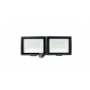 ecoPLANET 2x100W LED reflektor s káblom - studená farba