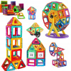 MAGNETICKÉ STAVEBNÉ KOCKY VZDELÁVACÍ SET 180 EL. VEĽKÉ 3D PANELY