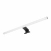 LED zrkadlová lampa 9W 4000K 60cm čierna