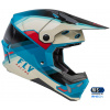 přilba FORMULA CP, FLY RACING - USA (černá/šedá/tyrkysová)