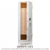 Brown Safe Luxusní trezor na šperky GEM 6018 White/Curly Maple