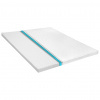 vidaXL Vrchný matrac 140x200 cm studená pena vajcový profil 6 cm - Biela - 98362-60587