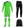 5 kusový brankársky set Joma Goalkeeper, jasná zelená Veľkosť: XL
