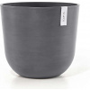 Ecopots Kvetináč so zásobníkom na vodu Oslo (sivý) - Ø 45 cm, výška 39,2 cm