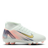 Nike Mercurial Superfly 10 Junior Firm Ground Football Boots Green/White 4 (36.5)