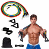 ModernHome Sada 5 fitness expanderov, rúčok a madiel