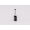 Tracon Čierna izolovaná lisovacia dutinka L=26mm 1x6mm E123