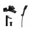 Sada vane + netopier. Omnires Parma Black Washbasin (Sada vane + netopier. Omnires Parma Black Washbasin)