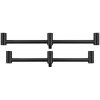 2ks - Hrazda na Prúty Fox Black Label Carbon 2 Rod Buzz Bars (110mm - 125mm)