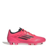 adidas Messi F50 League Adults Firm Ground Football Boots Pink/Black 10.5(45.3)