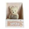 Bartek Candles Vonná sviečka Medvedík Shiny Heart - béžový 63g