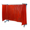 Schweißkraft® TransFlex ochranná zástena, červená 3700 × 1950 mm