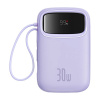 Baseus QPow 2 10000mAh 30W 2xUSB-C powerbank (fialová) P10055008513-00