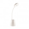 Stolná LED RGB lampa s odkladacím priestorom, 4W, 250lm, biela farba