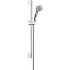 HANSGROHE Crometta 85 sprchová súprava, ručná sprcha 1jet Mono priemer 85 mm, 65 cm sprchová tyč, jazdec a sprchová hadica 160 cm, chróm, 27728000