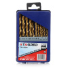 TAGRED TA1034 Titanové vrtáky HSS 2 - 8mm do železa, sada 13ks