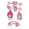 CUKROVÁ TLAČ jedlý obrázok na tortu Cukrová hmota MELODY HELLO KITTY + TEXT #1