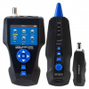 XtendLan LAN Cable Tester TLCD8601S s LCD, koax, Cat3/Cat5E/Cat6/Cat7, UTP/STP, USB, PoE, ping, sonda, protismyčka LANTESTLCD8601S