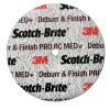 3M Scotch-Brite Unitizovaný kotúč DP-UW, 152 mm x 12,7 mm x 25,4 mm, 2S Fine