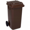 Kôš na košík na kontajner 120 hnedý biologický odpad (Kôš na košík na kontajner 120 hnedý biologický odpad)