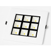 Brolux LED Stropný prisadený LED panel Gery 15x15cm 9W 4500K 720lm