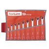 FORTUM klíče ráčnové očkoploché, sada 9ks, 8-19mm (4720104)