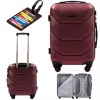 Krídlový kufr 147 38 L + ID krídla pre kufor (Cabbina Cestovný kufr Small 4 Abs Baggers Wheels)