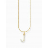 Thomas Sabo KE2249-414-14-L45V Gold-plated necklace letter J