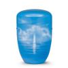 Kovová urna Airbrush – Modrá/Plachetnica