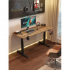 Výškovo nastaviteľný stôl 120 cm – industriálny vzhľad, LED podsvietenie BR01-120 loft