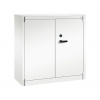 Protipožiarna skriňa s krídlovými dverami C+P Certos, 1200 x 500 x 1226 mm, biela