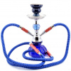 HOOKAH Sisha vodná fajka 27 cm- 5-5358- Modrá