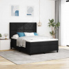 zahrada-XL Box Spring posteľ s matracom, čierna, 140x200 cm, tkanina 3341709