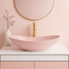 Umývadlo na dosku REA ROYAL Powder Pink Matt