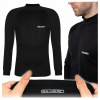Spodná bielizeň s dlhým rukávom Ercole Termoaktívne spodné prádlo oblečenie SILVER+ čierne veľ. 3XL