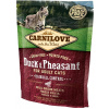 Carnilove Duck & Pheasant for Adult Cats – Hairball Control 400g granule pro kočky 8595602512355