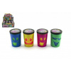 Teddies Slime 80g s tvárou tečúci prd mix 4 farieb