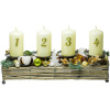 Adventný veniec zdobený so sviečkami DR2-272