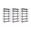 Trestles 3x Policový regál RR2 2300x1200x450, černý 3XRR2-KLB4512-6
