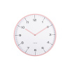 Karlsson 6011PI dizajnové nástenné hodiny ružové,priemer 40 cm