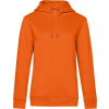 B&C | QUEEN Hooded, Dámska mikina s kapucňou, oranžová pure, S