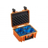 B-W Outdoor Drone.case PP.117.Antigravity I Case type 3000 I Antigravity A1 I oranžový