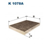 FILTRON K1078A, pachový filter s aktívnym uhlím - A4/A6 - 4B0819439C