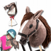 Koník na tyči Hobby Horse Skippi A3 Gaštanový koník pre deti