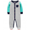 CARTER'S Overal na cvoky Grey chlapec PRE