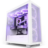 NZXT skříň H7 Flow edition / ATX / 2x 120 mm fan / USB-C / 2x USB / prosklená bočnice / mesh panel / bílá CM-H71FW-01